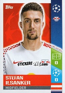 Sticker Stefan Ilsanker - UEFA Champions League 2017-2018 n. 89 - Topps