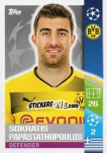 Sticker Sokratis Papastathopoulos - UEFA Champions League 2017-2018 n. 106 - Topps