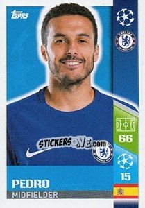 Figurina Pedro Rodríguez - UEFA Champions League 2017-2018 - Topps