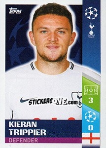 Figurina Kieran Trippier - UEFA Champions League 2017-2018 - Topps