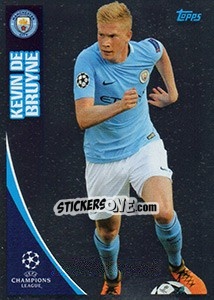 Sticker Kevin De Bruyne - UEFA Champions League 2017-2018 n. 157 - Topps