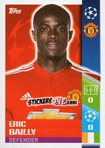 Sticker Eric Bailly - UEFA Champions League 2017-2018 n. 179 - Topps