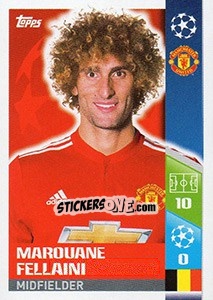 Sticker Marouane Fellaini - UEFA Champions League 2017-2018 n. 187 - Topps