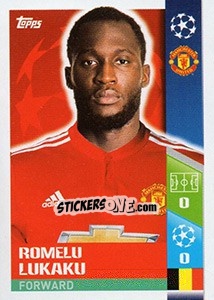 Sticker Romelu Lukaku - UEFA Champions League 2017-2018 n. 191 - Topps