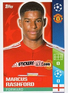 Sticker Marcus Rashford - UEFA Champions League 2017-2018 n. 192 - Topps