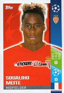 Sticker Soualiho Meïté - UEFA Champions League 2017-2018 n. 241 - Topps