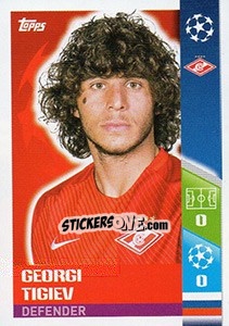 Cromo Georgi Tigiev - UEFA Champions League 2017-2018 n. 275 - Topps