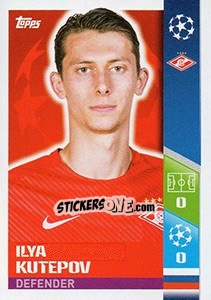 Sticker Ilya Kutepov - UEFA Champions League 2017-2018 n. 276 - Topps