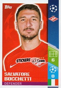 Sticker Salvatore Bocchetti - UEFA Champions League 2017-2018 n. 277 - Topps