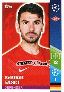 Sticker Serdar Tasci - UEFA Champions League 2017-2018 - Topps