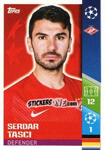 Sticker Serdar Tasci - UEFA Champions League 2017-2018 n. 278 - Topps