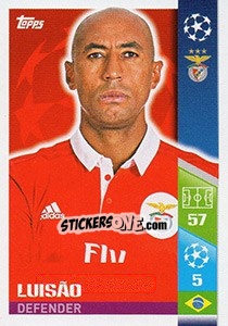 Sticker Luisão - UEFA Champions League 2017-2018 - Topps