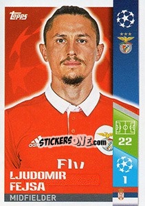 Sticker Ljubomir Fejsa - UEFA Champions League 2017-2018 - Topps