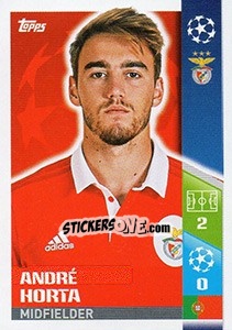 Sticker André Horta - UEFA Champions League 2017-2018 - Topps