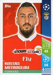 Cromo Kostas Mitroglou - UEFA Champions League 2017-2018 n. 306 - Topps