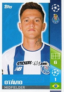 Sticker Otávio - UEFA Champions League 2017-2018 n. 319 - Topps
