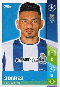 Figurina Soares - UEFA Champions League 2017-2018 n. 325 - Topps