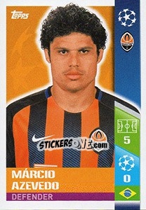 Sticker Márcio Azevedo - UEFA Champions League 2017-2018 - Topps