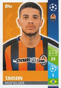 Sticker Taison - UEFA Champions League 2017-2018 n. 338 - Topps