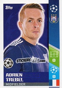 Sticker Adrien Trebel - UEFA Champions League 2017-2018 n. 356 - Topps