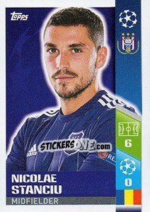 Sticker Nicolae Stanciu - UEFA Champions League 2017-2018 - Topps