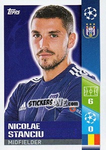 Sticker Nicolae Stanciu - UEFA Champions League 2017-2018 n. 358 - Topps
