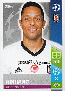 Sticker Adriano Correia - UEFA Champions League 2017-2018 n. 370 - Topps