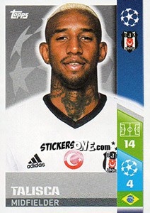 Sticker Talisca - UEFA Champions League 2017-2018 n. 377 - Topps