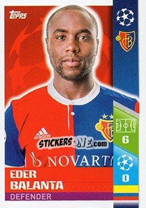Sticker Éder Balanta - UEFA Champions League 2017-2018 n. 391 - Topps