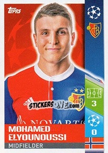 Sticker Mohamed Elyounoussi - UEFA Champions League 2017-2018 - Topps
