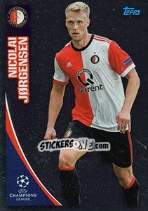 Sticker Nicolai Jørgensen - UEFA Champions League 2017-2018 n. 404 - Topps