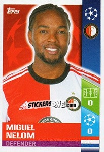 Sticker Miquel Nelom - UEFA Champions League 2017-2018 n. 408 - Topps