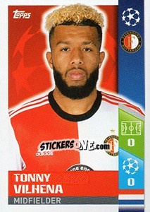 Sticker Tonny Vilhena - UEFA Champions League 2017-2018 n. 416 - Topps