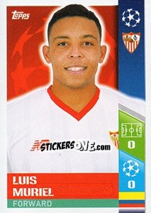 Sticker Luis Muriel - UEFA Champions League 2017-2018 n. 435 - Topps