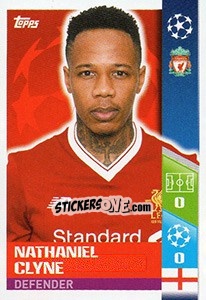 Sticker Nathaniel Clyne - UEFA Champions League 2017-2018 n. 440 - Topps