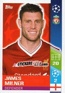 Sticker James Milner - UEFA Champions League 2017-2018 n. 441 - Topps