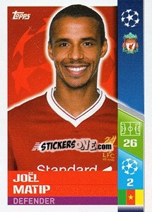 Sticker Joel Matip - UEFA Champions League 2017-2018 n. 443 - Topps
