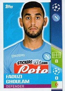 Cromo Faouzi Ghoulam - UEFA Champions League 2017-2018 - Topps