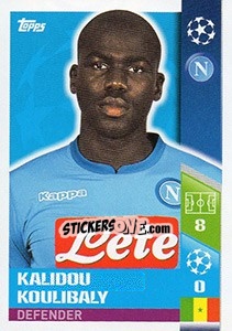 Sticker Kalidou Koulibaly - UEFA Champions League 2017-2018 - Topps