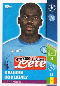 Sticker Kalidou Koulibaly - UEFA Champions League 2017-2018 n. 458 - Topps