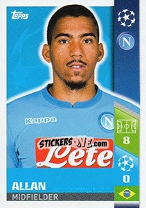 Sticker Allan - UEFA Champions League 2017-2018 n. 462 - Topps