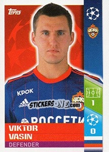 Sticker Viktor Vasin - UEFA Champions League 2017-2018 n. 475 - Topps