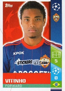 Figurina Vitinho - UEFA Champions League 2017-2018 n. 482 - Topps