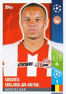 Sticker Vadis Odjidja-Ofoe - UEFA Champions League 2017-2018 n. 508 - Topps