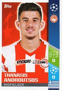 Sticker Thanasis Androutsos - UEFA Champions League 2017-2018 - Topps
