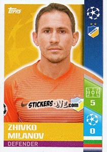 Figurina Zhivko Milanov - UEFA Champions League 2017-2018 - Topps