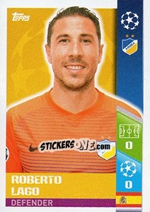 Figurina Roberto Lago - UEFA Champions League 2017-2018 n. 521 - Topps