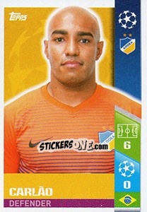 Sticker Carlão - UEFA Champions League 2017-2018 n. 522 - Topps