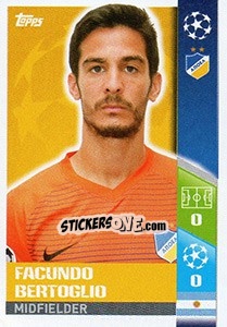 Sticker Giorgos Efrem - UEFA Champions League 2017-2018 n. 527 - Topps