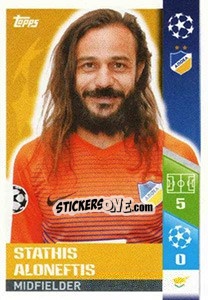 Sticker Stathis Aloneftis - UEFA Champions League 2017-2018 - Topps